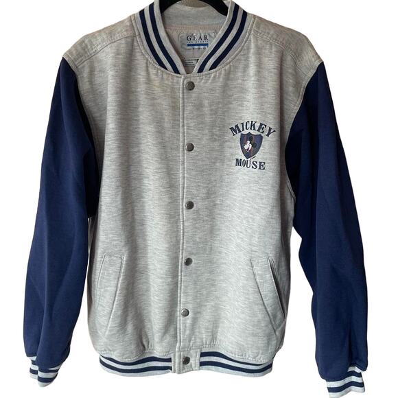 Vintage 90s Mickey Mouse Varsity Jacket Adult Large - Picture 3 of 3